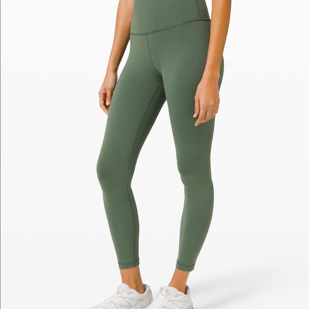 Lululemon Wunder Train Algae Green Size 6!